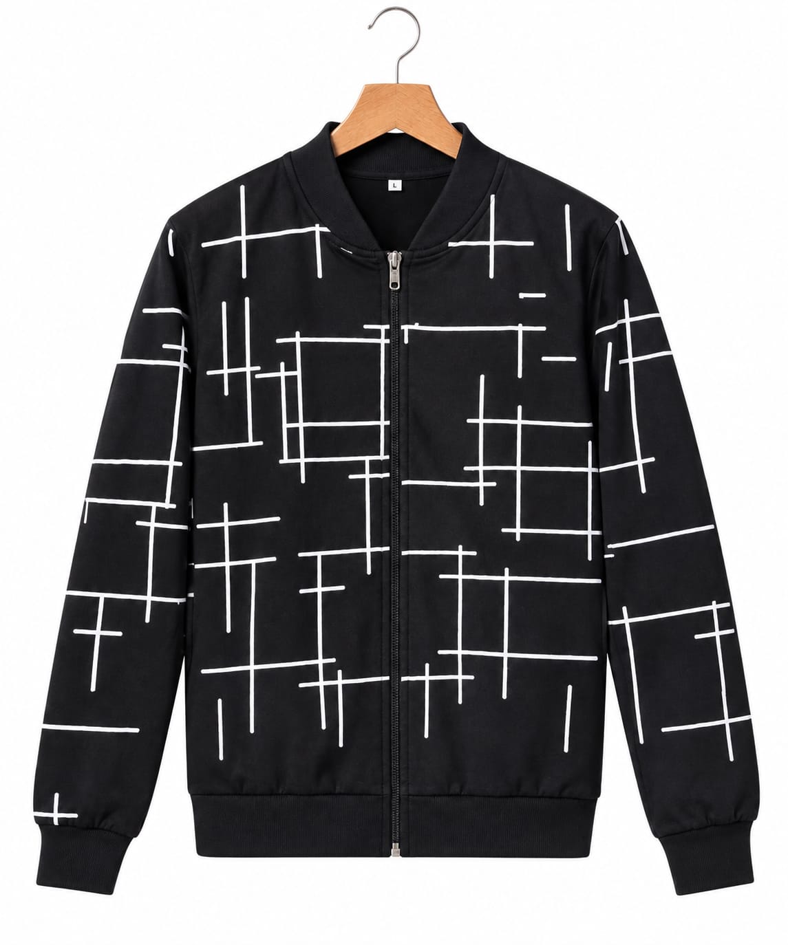 BLACK CAPRI ZIPPER JACKETS