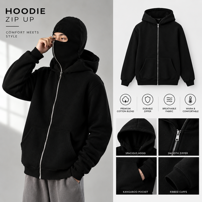 NINJA HOODIE FOR  WINTER MENS & WOMENS