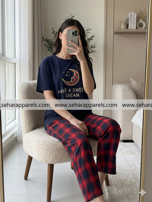 Have A Sweet Dreams Printed Night Suit