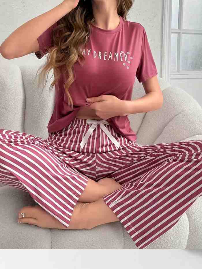 Day Dreamer Dusty Rose PJ Set