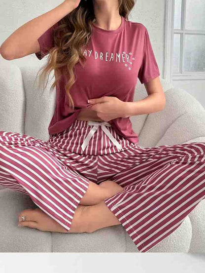 Day Dreamer Dusty Rose PJ Set