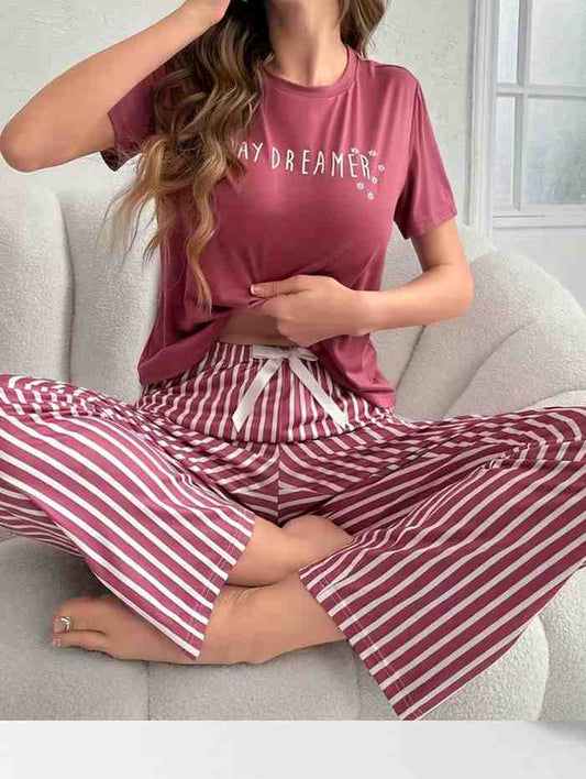 Day Dreamer Dusty Rose PJ Set