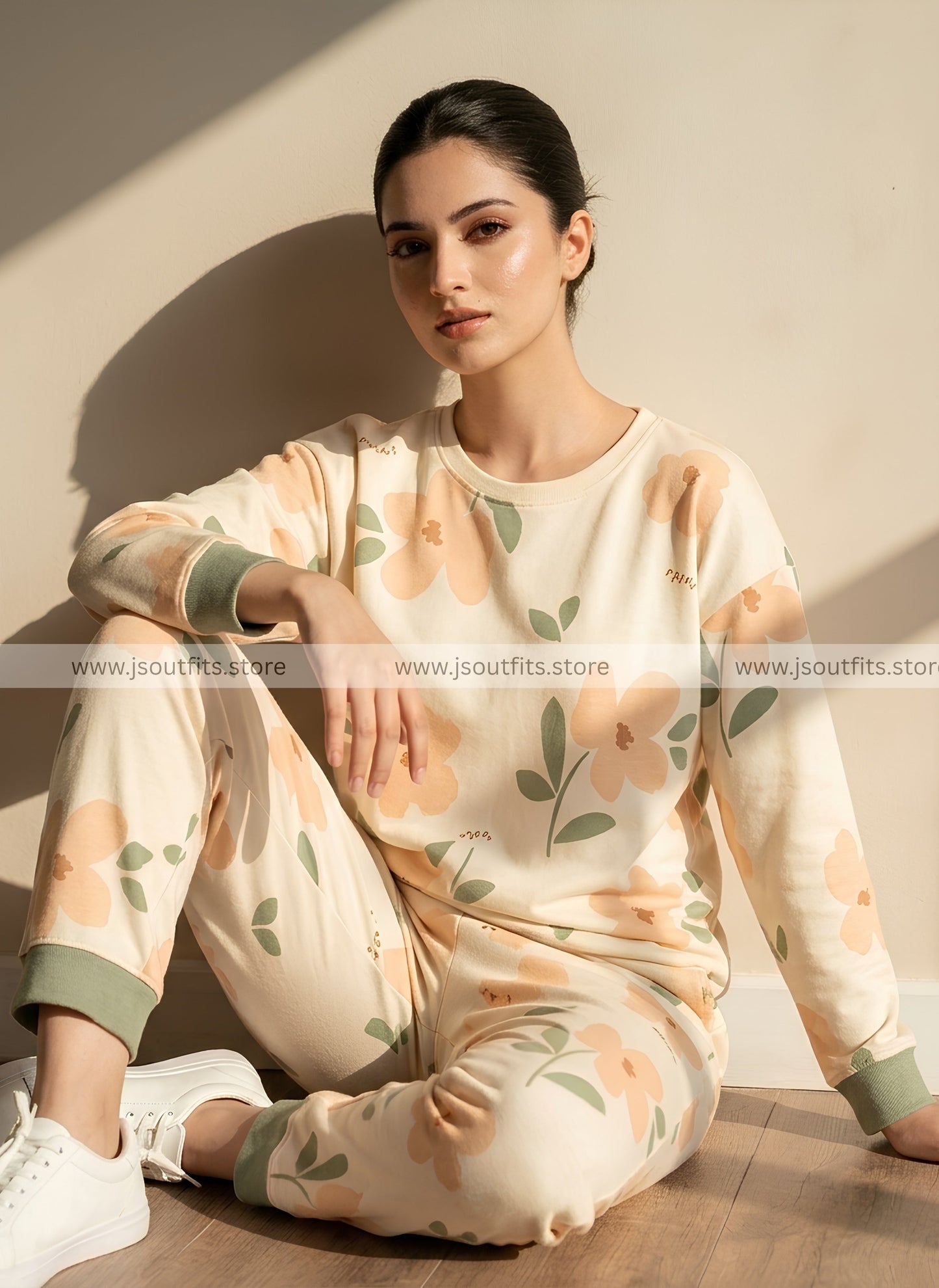 Sunflower Printed Night Suit