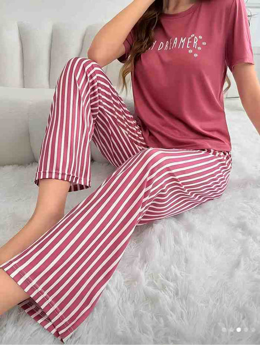Day Dreamer Dusty Rose PJ Set