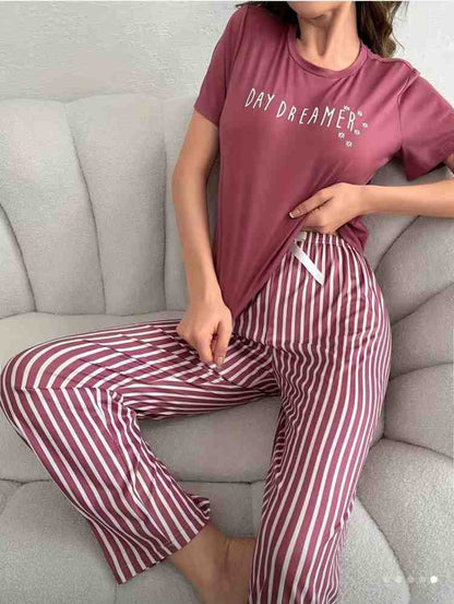 Day Dreamer Dusty Rose PJ Set