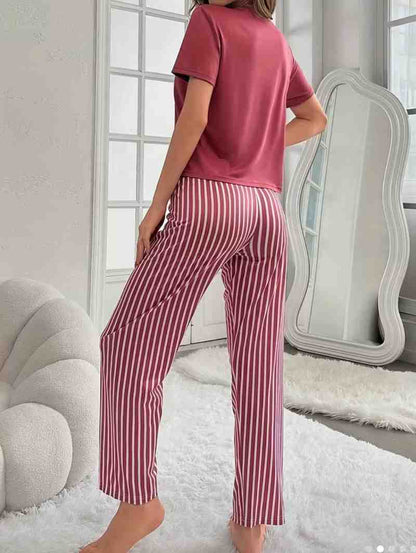 Day Dreamer Dusty Rose PJ Set